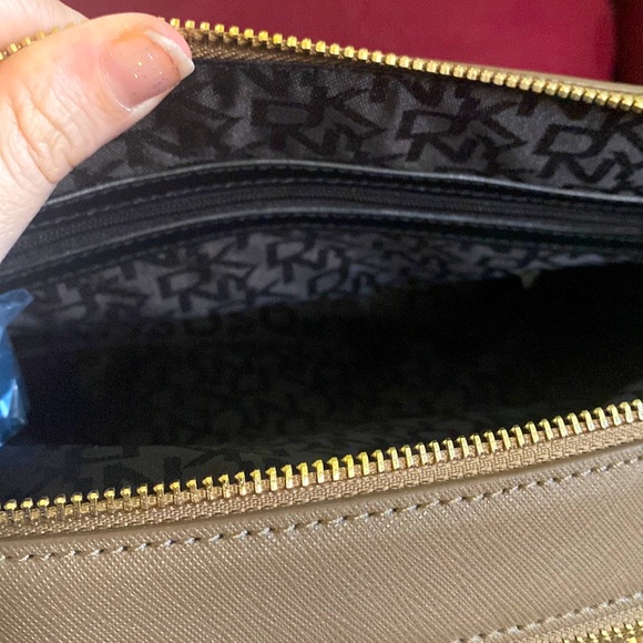 DKNY Bryant Dome Satchel + Crossbody, Khaki - Picture 8 of 12